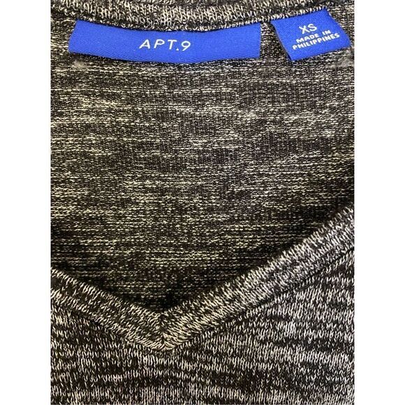 Apt. 9 Gray Long Sleeve Tunic | Size XS - Picture 3 of 3